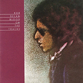 Bob Dylan Blood On The Tracks album cover